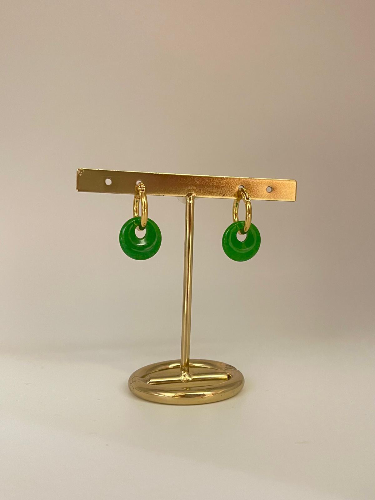 Green Aura Earrings