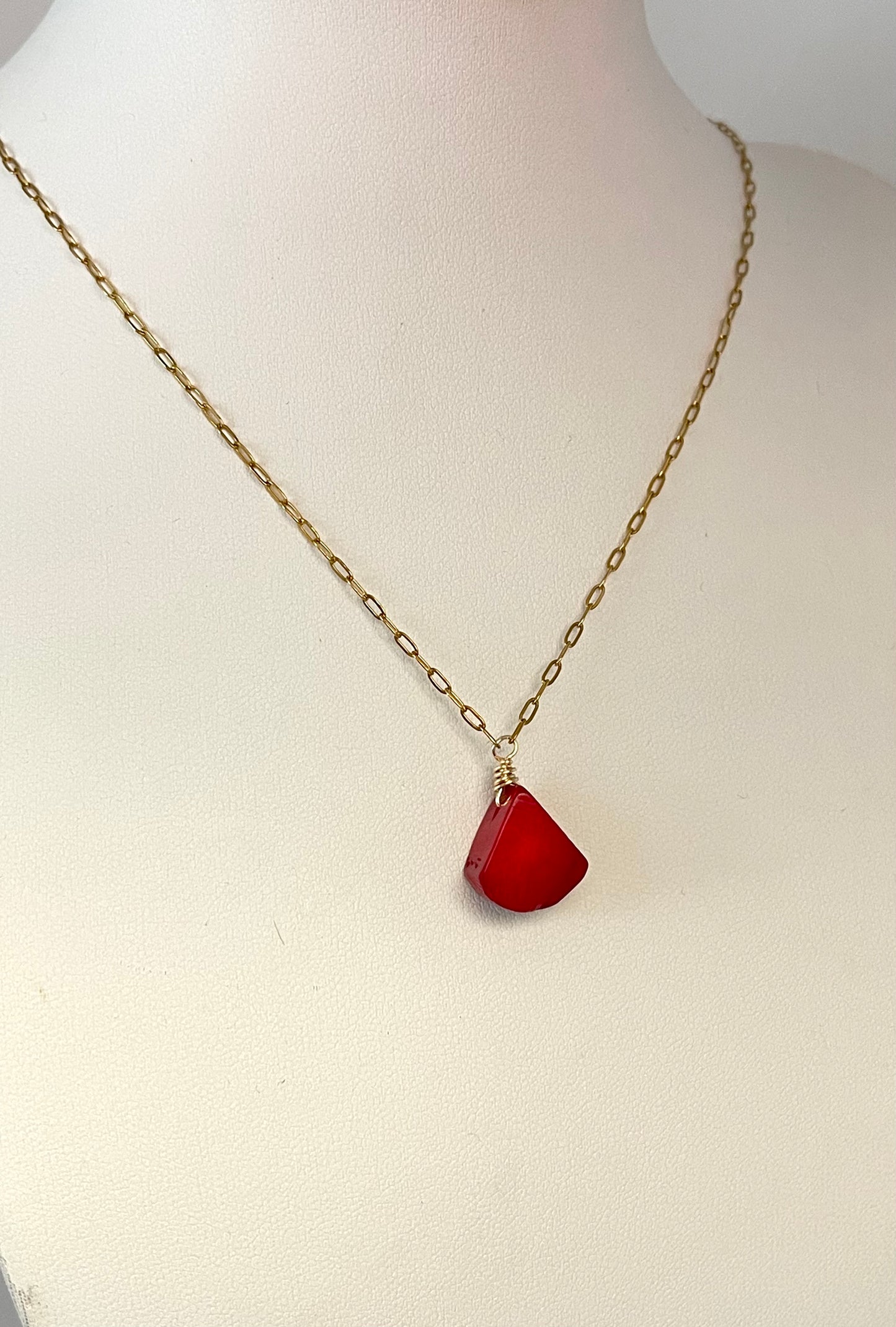 Red coral drop